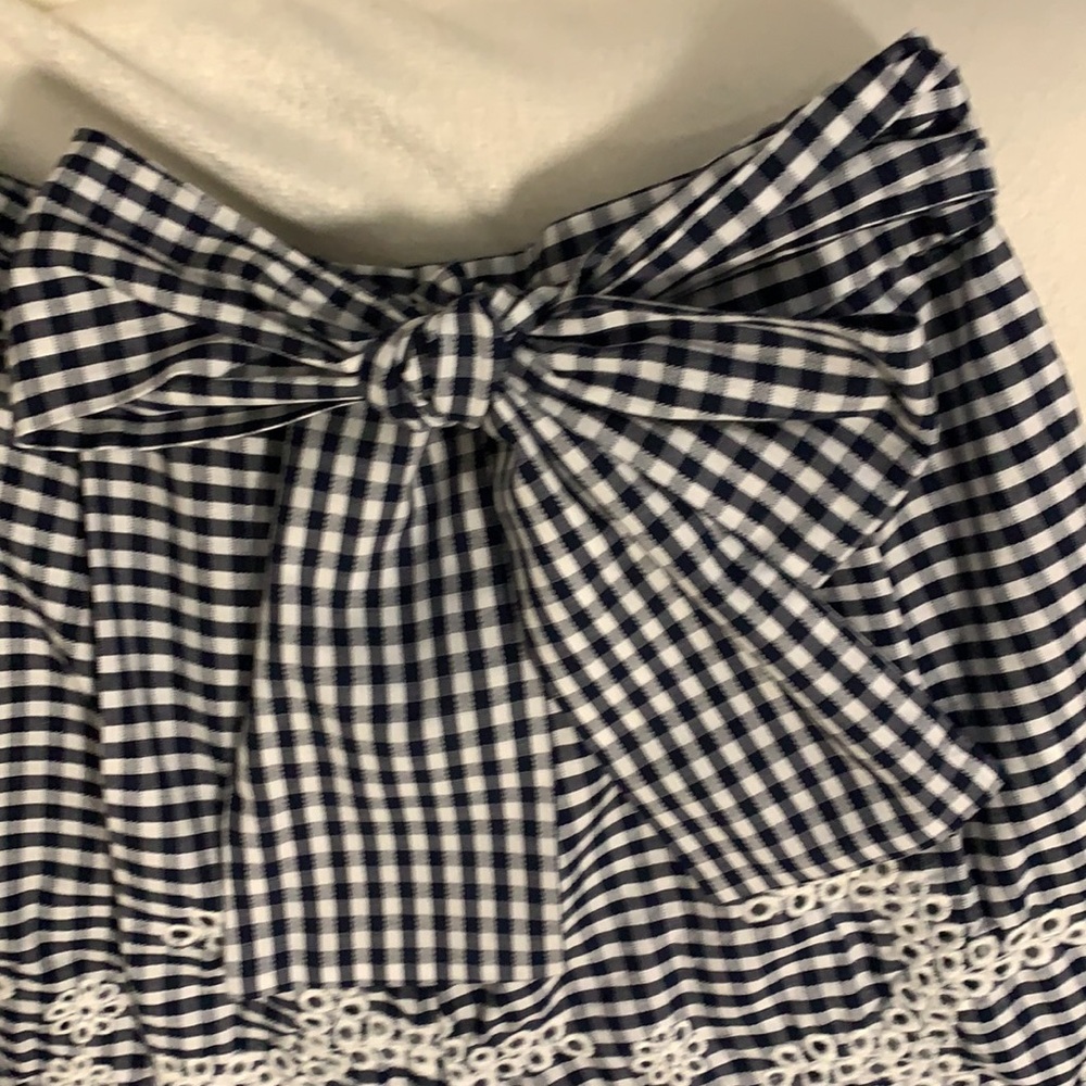 ⭐️Zara High Waisted Gingham and Eyelet Shorts - Picture 4 of 8